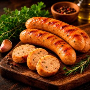 Linguiça Frango ao Vinho Branco e Mostarda